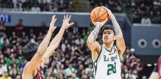 Kevin Quiambao is currently the leader in the men’s basketball MVP race with his 87.571 statistical points. UAAP PHOTO