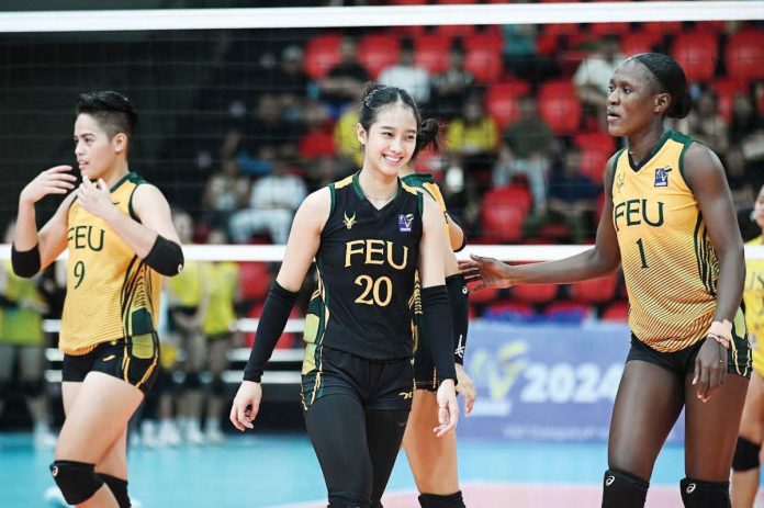 sports_FEU_resized Negrense Ann Monares and Far Eastern University Lady Tamaraws stayed alive in the V-League Women’s Collegiate Challenge Finals. V-LEAGUE PHOTO