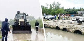 The City Engineering Office led the demolition of an overflow bridge at Kabiguan Creek in Purok Mabinuligon, Barangay Sum-ag, Bacolod City. The structure constricted the flow of water that caused flooding in the area. BACOLOD CITY ENGINEERING OFFICE PHOTOS