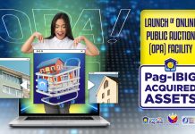 Pag-IBIG Fund launches online shopping of properties through Online Public Auction