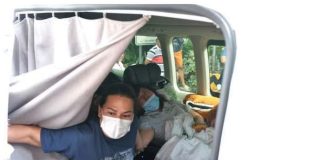 Vice President Sara Duterte accompanies her chief of staff Zuleika Lopez as they leave St. Luke’s Medical Center in Quezon City on Saturday, in a tense episode involving a standoff that started Friday night between Duterte and the House leaders who earlier ordered Lopez detained. PHOTO FROM NIÑO JESUS ORBETA