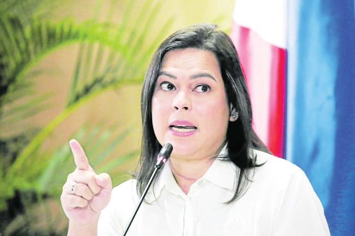 VP-1 Vice President Sara Duterte-Carpio says it will just be a waste of time attending the House of Representatives’ good government and public accountability panel inquiry on the budget use of her office and the Department of Education. INQUIRER PHOTO/LYN RILLON