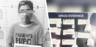 Police caught alias “Ma-oy”, an alleged “bodegero” of illegal drugs, in a raid in Barangay Balabag, Pavia, Iloilo. Operatives of the Pavia Municipal Police Station seized P1.4 million worth of suspected shabu. PAVIA MUNICIPAL POLICE STATION PHOTOS