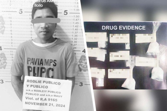 bodegero Police caught alias “Ma-oy”, an alleged “bodegero” of illegal drugs, in a raid in Barangay Balabag, Pavia, Iloilo. Operatives of the Pavia Municipal Police Station seized P1.4 million worth of suspected shabu. PAVIA MUNICIPAL POLICE STATION PHOTOS