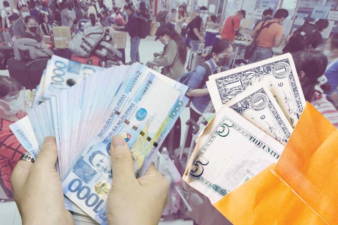 cash-remittances Personal remittances from Filipinos abroad grew by 3.3 percent to $3.34 billion in September 2024, from $3.23 billion the year before. PHOTO COURTESY OF GMA NEWS ONLINE