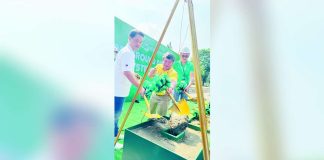 (From left): Mayor Alfredo Abelardo Benitez of Bacolod City, Negros Power president Roel Castro and chief operations officer Engineer Bernard Bailey Del Castillo lead the launch of Negros Power’s Underground Distribution System (UDS) project in Bacolod City. The UDS aims to boost safety, reduce power outages, enhance resilience to extreme weather, and support the city’s economic growth.