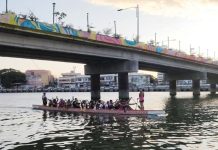 Iloilo River Dragon Boat Festival 2024 kicks off today A team of dragon boat paddlers practice at the Iloilo River ahead of today’s official opening of the Iloilo River Dragon Boat Festival 2024.