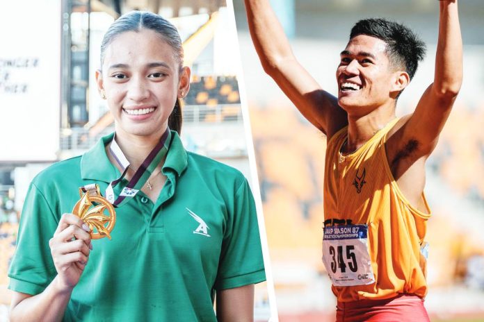 negrense Bernalyn Bejoy and Alfrence Braza. Photos courtesy of Archers Network and UAAP