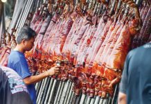 DA assures ‘stable’ pork supply, prices ahead of holiday season Rows of “lechon” for pre-paid and last-minute customers are on display in Barangay La Loma in Quezon City on Christmas Eve in this file photo. MARK DEMAYO/ABS-CBN NEWS PHOTO