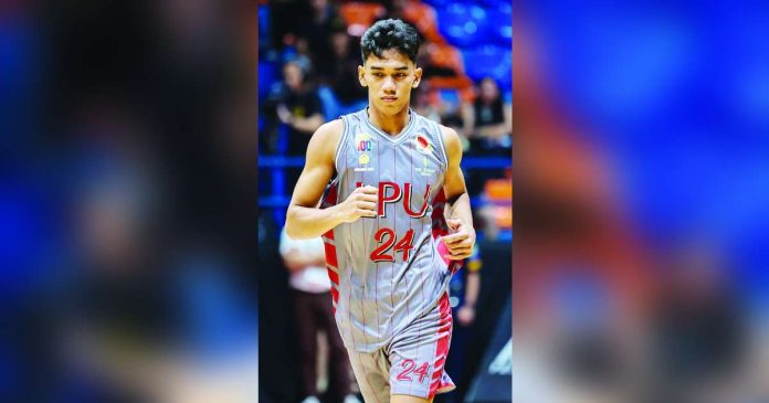 sports Daileg_superimposed Jonathan Daileg connected all of his 11 points in the fourth quarter as the Pirates surged to solo fourth place in the standings. PHOTO COURTESY OF NCAA/GMA SPORTS