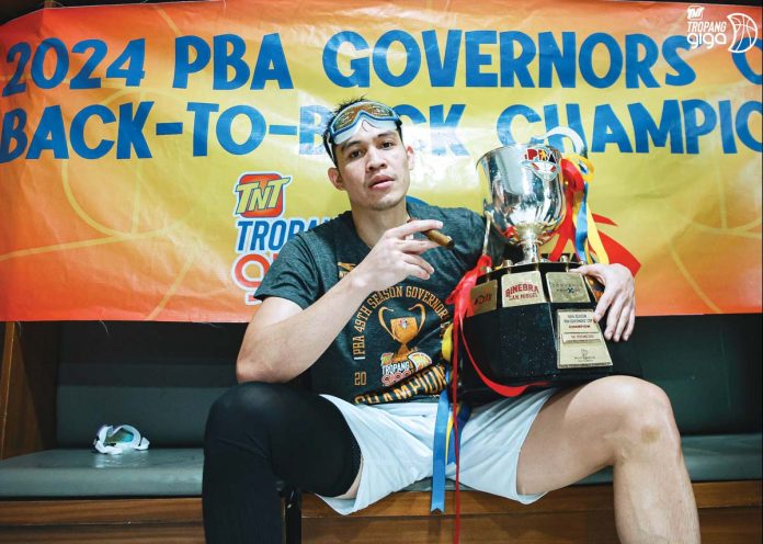 sports-TNT-1 Calvin Oftana says his second PBA championship in the recent Governors’ Cup was sweeter since he became a more matured player. PHOTO COURTESY OF TNT TROPANG GIGA