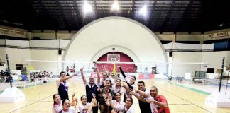 The Bacolod Tay Tung High School Thunderbolts defeated Naga College Foundation Tigers in the finals last year of the Rebisco Volleyball League. PHOTO COURTESY OF JOSE MONTALBO