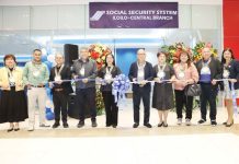 SSS opens newly relocated branch office in Iloilo Social Security System (SSS) Officer-in-Charge Voltaire P. Agas (6th from the left), Social Security Commissioner Eva B. Arcos (5th from the left), and Vice Mayor Edsel G. Gerochi of Pavia, Iloilo (4th from the left) lead the inauguration of the new SSS Iloilo Central Branch now located in CityMall Pavia on October 24. Also present during the event are (from left) SSS Iloilo Central Branch Head III Eva J. Cura, CityMall Pavia Supervisor Norlito S. Cuales Jr., SSS Vice President for Visayas West 2 Division Angelo O. Blancaver, SSS Senior Vice President for Visayas Operations Group Helen C. Solito, SSS Senior Vice President for National Capital Region Operations Group Maria Rita S. Aguja, SSS Vice President for Visayas Central 1 Division Alberto L. Montalbo, and SSS Iloilo Central Acting Branch Head Elisa M. Llavan.