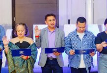 BingoPlus empowers brand partners before the year ends Mr. Jasper Vicencio (middle) took an oath as a representative of DigiPlus, TGXI, and GameMaster, as new advertisers for PANA.