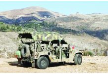 Israel carries out dozens of air strikes across Syria Israeli forces are stationed near Majdal Shams in the occupied Golan Heights in Syria. EPA