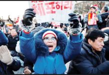 South Korea impeaches president Tens of thousands of people had come out in protest since President Yoon Suk Yeol's short-lived martial law order. GETTY IMAGES