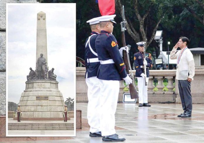 PBBM_Rizal_1_resized President Ferdinand Marcos Jr. leads the commemoration of the 128th Rizal Day on Dec. 30, 2024 at the monument of national hero Dr. Jose Rizal in Luneta. PCO