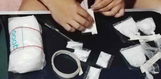 Around 1,000 grams of suspected shabu with an estimated value of P6.8 million were seized from alias “Kyle”, 20, in a buy-bust operation in Barangay Tangub, Bacolod City. BCPO PHOTO