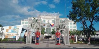 The Iloilo Provincial Government is getting ready for the lighting ceremony of the “Christmas Village sa Makabagong Pilipinas” at the provincial capitol on December 13, 2024. IME SORNITO/PN