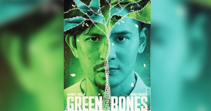 green-bones "Green Bones", GMA’s official entry to the 50th Metro Manila Film Festival, is top-billed by Dennis Trillo and Ruru Madrid.