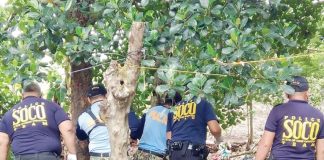 The body of a five-year-old girl was retrieved by police officers at a river in Purok Sto. Domingo, Barangay Handumanan, Bacolod City on Dec. 28, 2024. RMN DYHB BACOLOD 747 PHOTO