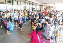 No repeat of New Year’s Day air traffic mess, CAAP assures Hundreds of stranded passengers crowd the Ninoy Aquino International Airport Terminal 1 in Pasay City after hundreds of flights were cancelled, delayed or diverted on New Year's Day, Jan. 1, 2023. “Technical issues” at the air navigation facilities of the Civil Aviation Authority of the Philippines prompted the cancellation of local and international flights, according to the Department of Transportation. GERARD CARREON PHOTO