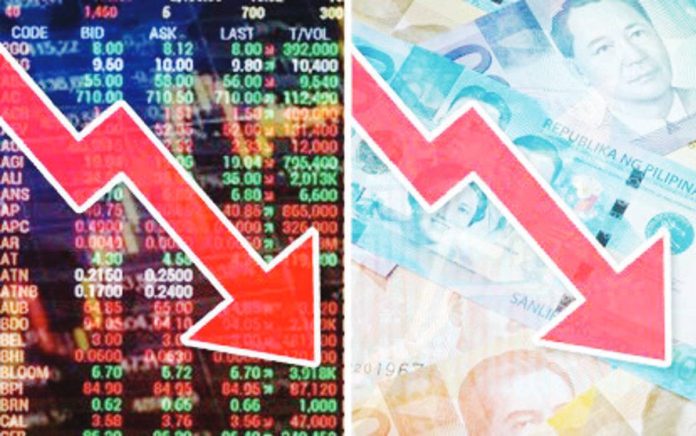 shares_down_resized The Philippine peso depreciated on Monday, Dec. 9, 2024, closing at 58.01 to a dollar from last week's 57.735. PNA PHOTO