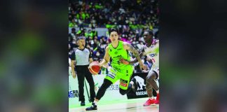 Dwight Ramos finished with 19 points as Levanga Hokkaido defeated Ibaraki Robots 78-60 in the Japan B.League Division 1. PHOTO COURTESY OF LEVANGA HOKKAIDO