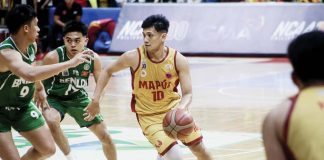 Marc Cuenco spearheaded Mapua University Cardinals’ Game 2 victory over College of St. Benilde Blazers. PHOTO COURTESY OF NCAA/GMA SPORTS