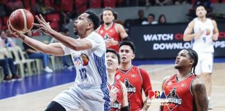 TNT Tropang Giga’s Jayson Castro scores on a layup. PBA PHOTO