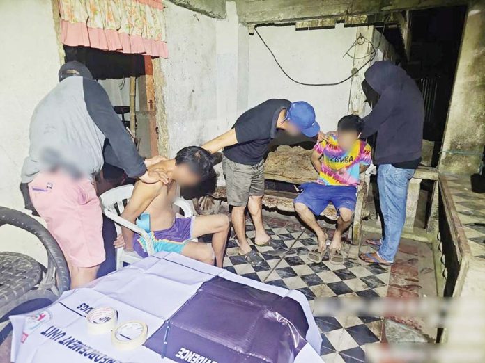 two-day-ops1 These are some of the drug pushing suspects arrested and sachets of shabu recovered in a two-day antidrug operation of the Police Regional Office 6 across Western Visayas early this week. PRO-6