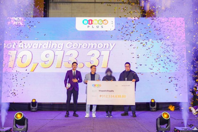 1 L-R: BP Studio Host Troy; ABLE President, Mr. Jasper Vicencio; BP Jackpot Winner; and PAGCOR Representative.