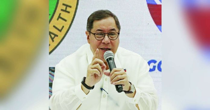 DOH 1_superimposed “HMPV is not a new virus. We have been able to identify it for a long time. Its symptoms are not severe. Like the common cough and cold, it heals on its own as long as our resistance is strong,” says Health Secretary Teodoro Herbosa.