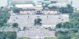 National Rally for Peace of the Iglesia ni Cristo on Jan. 13, 2025 at the Quirino Grandstand in Manila. PHOTO FROM MANILA DRRM OFFICE / FACEBOOK