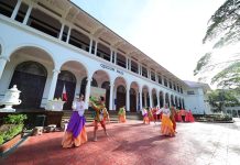 Preserving heritage, empowering futures Well-preserved culture, heritage. West Visayas State University students showcase the Ilonggo culture during the turnover of the university’s newly restored Quezon Hall.