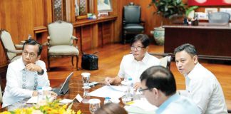 For key programs of the Department of Education, President Ferdinand R. Marcos Jr. pushes for substantial allocations. He is shown here in a meeting with Education Secretary Sonny Angara, Finance Secretary Ralph Recto, and National Economic and Development Authority chief Arsenio Balisacan. PCO