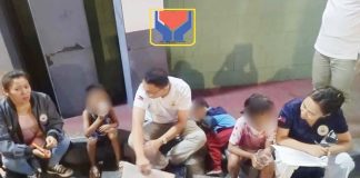 The Department of Social Services and Development’s Anti-Mendicancy Task Force rescued these children who were roaming and begging along Ramos Road in Bacolod City on Tuesday night, Jan. 28, 2025. BACOLOD CITY DEPARTMENT OF SOCIAL SERVICES AND DEV’T PHOTO