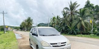 Three victims were onboard this vehicle on their way to Panay, Capiz when they were robbed by three armed men on Sunday, January 5, along the national highway in Barangay Sta. Fe, Pilar, Capiz. 106.5 XFM ROXAS CITY, CAPIZ/FACEBOOK PHOTO