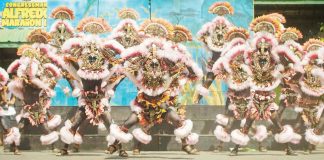 Tribu Sicablun Quatro of barangays Sicaba, Luna and Zone 4 in Cadiz City, Negros Occidental is this year Dinagsa Festival street dance champion. KIM IAN BELDIA/CADIZ CITY PIO PHOTO