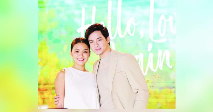 filipino films 1_superimposed Kathryn Bernardo and Alden Richards’ "Hello, Love, Again", the sequel to the 2019 blockbuster movie "Hello, Love, Goodbye", was also shown in the United Arab Emirates, Oman, Qatar, Saudi Arabia, and Bahrain. PHOTO COURTESY OF ABS-CBN NEWS