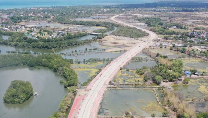 ime-Sunset-Boulevard-1 The P2.261-billion Iloilo River North Bank Road (Iloilo Sunset Boulevard) covers a five-kilometer, four-lane concrete road. It connects Barangay Tabucan in Mandurriao, Iloilo City, to Barangay Cagbang in Oton, Iloilo passing through the Iloilo Business Park and intersecting with the Iloilo Circumferential Road. DPWH Region 6 photo