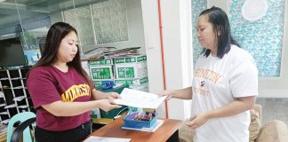 Mary Frances Chloe Noble of Barangay Baybay Sur, Miag-ao, Iloilo withdraws her certificate of candidacy for governor. PHOTO FROM COMELEC- ILOILO PROVINCE