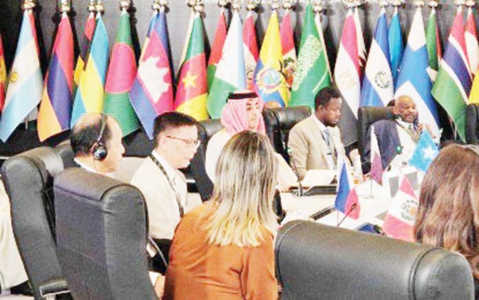 skills_devt_resized Migrant Workers Secretary Hans Leo Cacdac discusses the Philippine government's efforts to enhance quality employment opportunities at the Global Labor Market Conference 2025 Ministerial Roundtable in Riyadh, Saudi Arabia on Wednesday, Jan. 29, 2025. Cacdac led the Philippine delegation at the international event. PHOTO COURTESY OF DMW