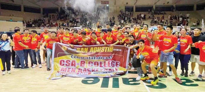 sports-CSA-B-(1) Members of the Colegio San Agustin-Bacolod Eagles. PHOTO COURTESY OF COLEGIO SAN AGUSTIN-BACOLOD FACEBOOK PAGE