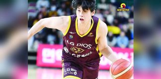 As the LG Sakers snapped a two-game losing skid to improve to a 14-12 win-loss slate in the ongoing Korean Basketball League, Carl Tamayo on Sunday finished with 17 points. PHOTO COURTESY OF CHANGWON LG SAKERS
