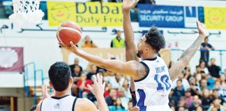 Strong Group Athletics-Pilipinas’ Mikey Williams scoops for a layup. PHOTO COURTESY OF SGA-PILIPINAS
