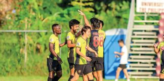 Kaya Futbol Club-Iloilo scores a 2-0 victory over Philippine National Youth Team. PHOTO COURTESY OF MATCHDAY MEDIA