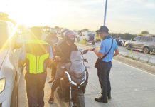 LTO-6 cracks down on reckless driving Enforcers from the Law Enforcement Unit of the Land Transportation Office (LTO) Region 6 continue their patrols along Sunset Boulevard in Mandurriao, Iloilo City. As part of the effort, LTO-6 enforcers also distribute flyers containing information on the anti-drunk driving law to motorists and visitors at the boulevard, promoting awareness and responsible driving practices. LTO-6 PHOTO
