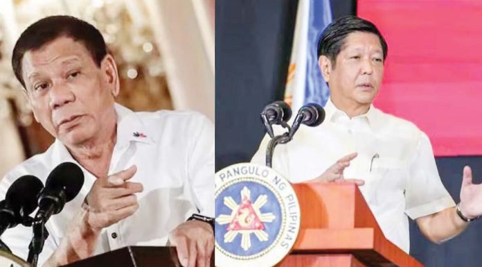 PBBM-1 DUTERTE (left), MARCOS (right)