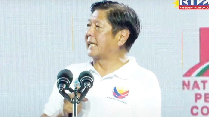PBBM_1_resized None of the administration’s candidates for senator are currently facing controversies, says President Ferdinand “Bongbong” Marcos Jr. at the inaugural campaign rally of the Alyansa Para sa Bagong Pilipinas at the Ilocos Norte Centennial Arena.